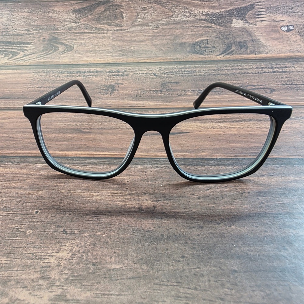 Warby Parker Fletcher N‎ 103 Matte Black Square Eyeglasses 53-15-140
